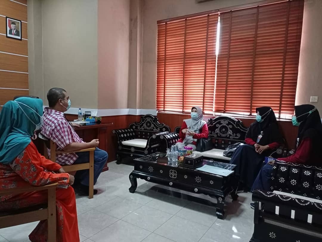 KOORDINASI DIREKTUR RSJ MUTIARA SUKMA DENGAN KADIKES KOTA MATARAM TENTANG LAYANAN BARU